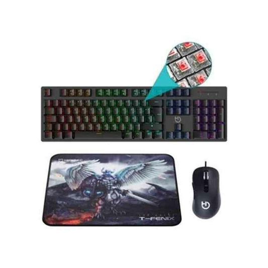Keyboard with Gaming Mouse Hiditec PAC010026-0