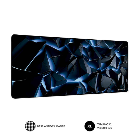 Mouse Mat Subblim SUBMP-01PUW06 Blue Black-1