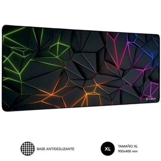 Mouse Mat Subblim Neon Obsidian XL-0